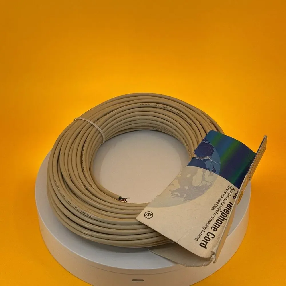New Southern Bell 100' Telephone Cord - Long & Durable